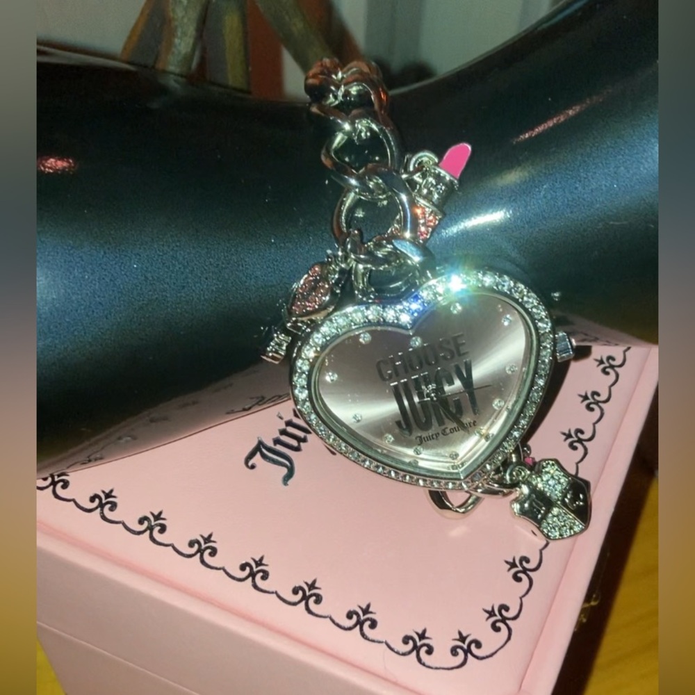 RARE Juicy Couture Silver Charms Bracelet Watch | Not 4 Sale